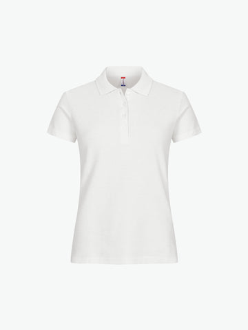 Clique Basic Polo Women - Offwhite Polo Dames Clique XS