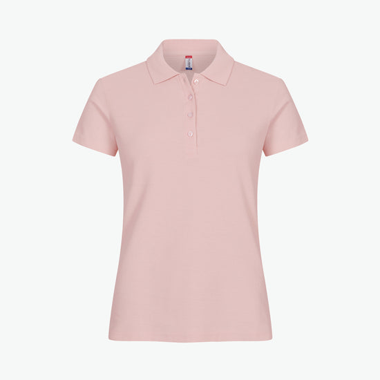 Clique Basic Polo Women - Candy Roze Polo Dames Clique XS