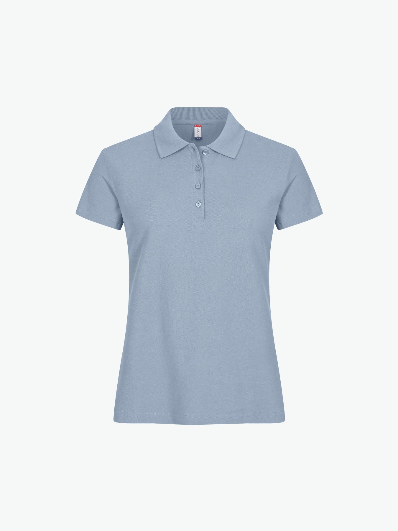 Clique Basic Polo Women - Zachtblauw Polo Dames Clique XS