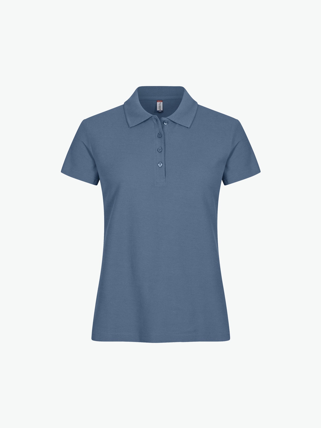 Clique Basic Polo Women - Staalblauw Polo Dames Clique XS