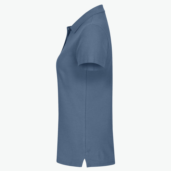 Clique Basic Polo Women - Staalblauw Polo Dames Clique