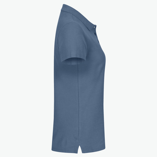 Clique Basic Polo Women - Staalblauw Polo Dames Clique