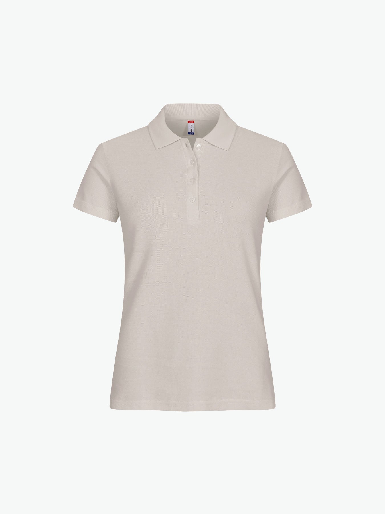 Clique Basic Polo Women - Steengrijs Polo Dames Clique XS