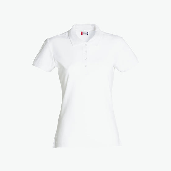 Clique Basic Polo Women - Wit Polo Dames Clique XS