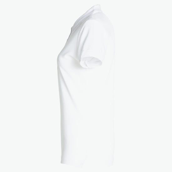 Clique Basic Polo Women - Wit Polo Dames Clique