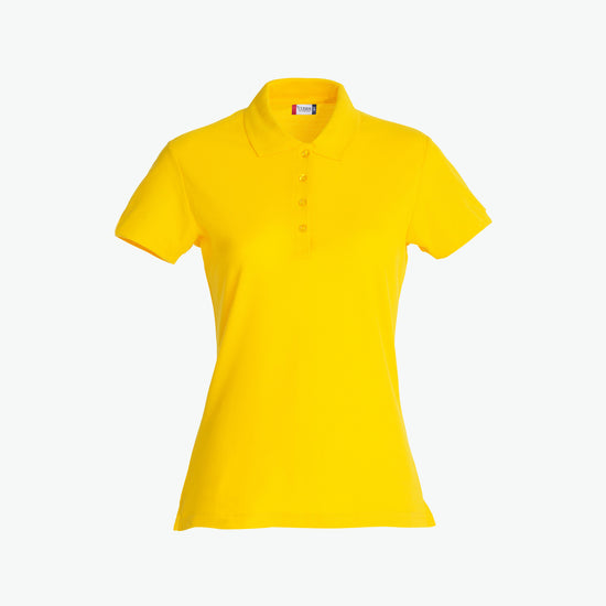 Clique Basic Polo Women - Lemon Polo Dames Clique XS