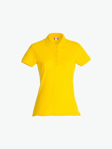 Clique Basic Polo Women - Lemon Polo Dames Clique XS