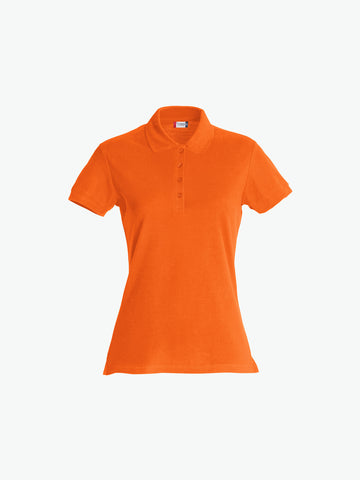 Clique Basic Polo Women - Dieporanje Polo Dames Clique XS