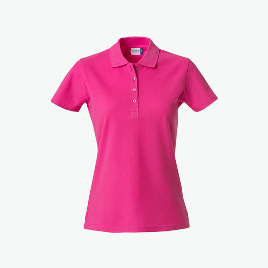 Clique Basic Polo Women - Helder Kersen Polo Dames Clique XS