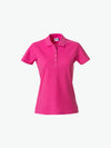 Clique Basic Polo Women - Helder Kersen Polo Dames Clique XS