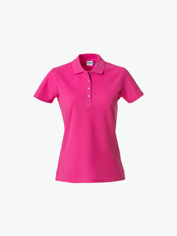 Clique Basic Polo Women - Helder Kersen Polo Dames Clique XS