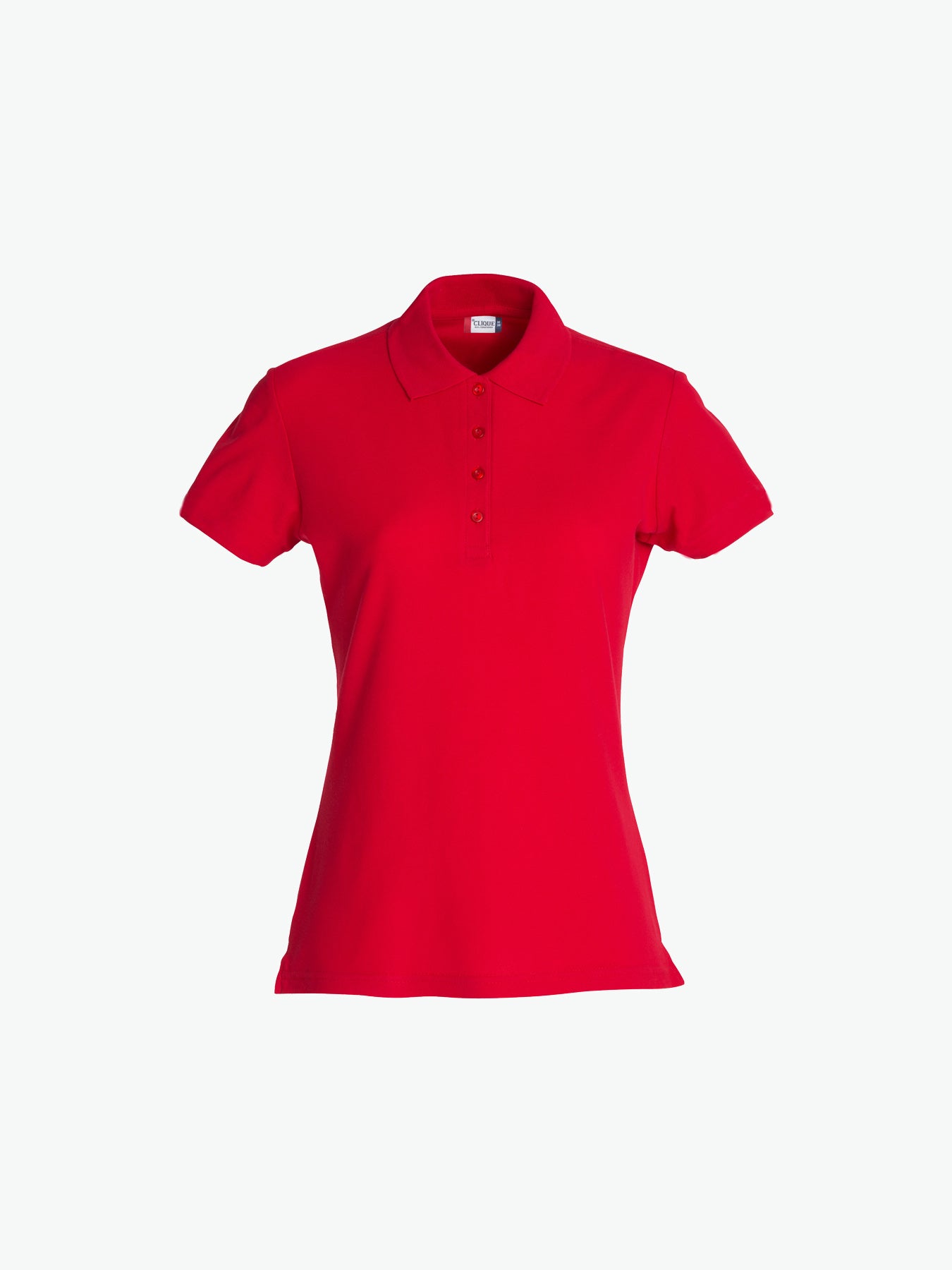Clique Basic Polo Women - Rood Polo Dames Clique XS