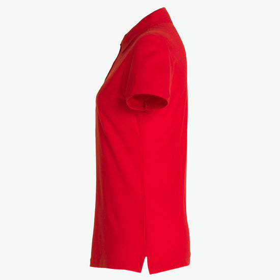 Clique Basic Polo Women - Rood Polo Dames Clique