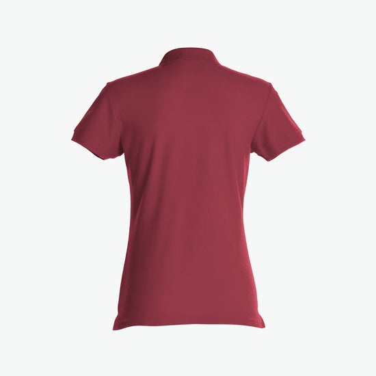 Clique Basic Polo Women - Bordeaux Polo Dames Clique