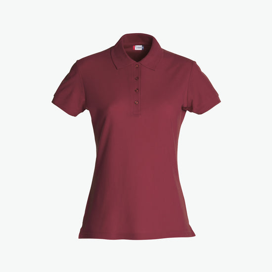 Clique Basic Polo Women - Bordeaux Polo Dames Clique XS
