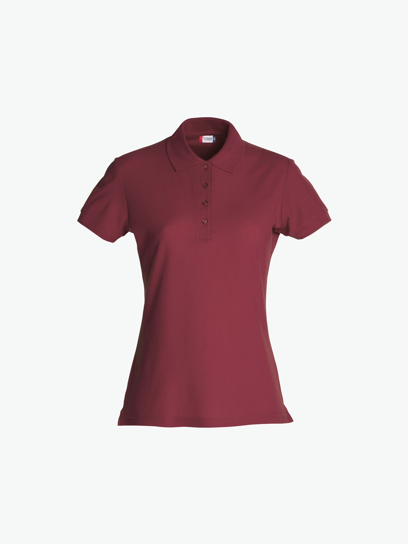 Clique Basic Polo Women - Bordeaux Polo Dames Clique XS