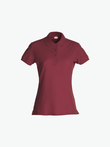 Clique Basic Polo Women - Bordeaux Polo Dames Clique XS