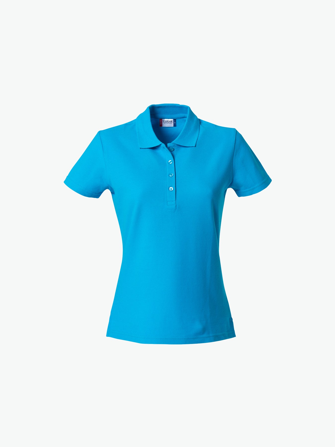 Clique Basic Polo Women - Turquoise Polo Dames Clique XS