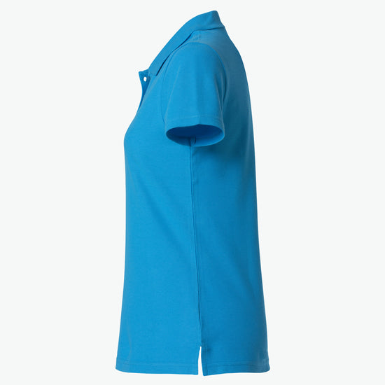 Clique Basic Polo Women - Turquoise Polo Dames Clique