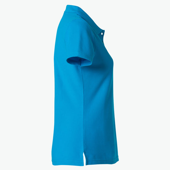 Clique Basic Polo Women - Turquoise Polo Dames Clique