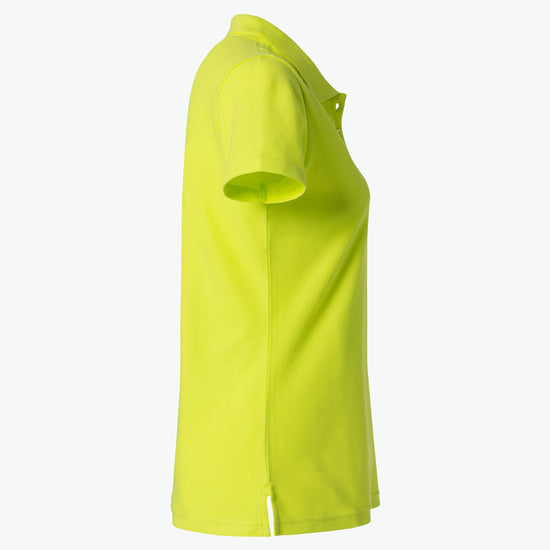 Clique Basic Polo Women - Signaalgroen Polo Dames Clique