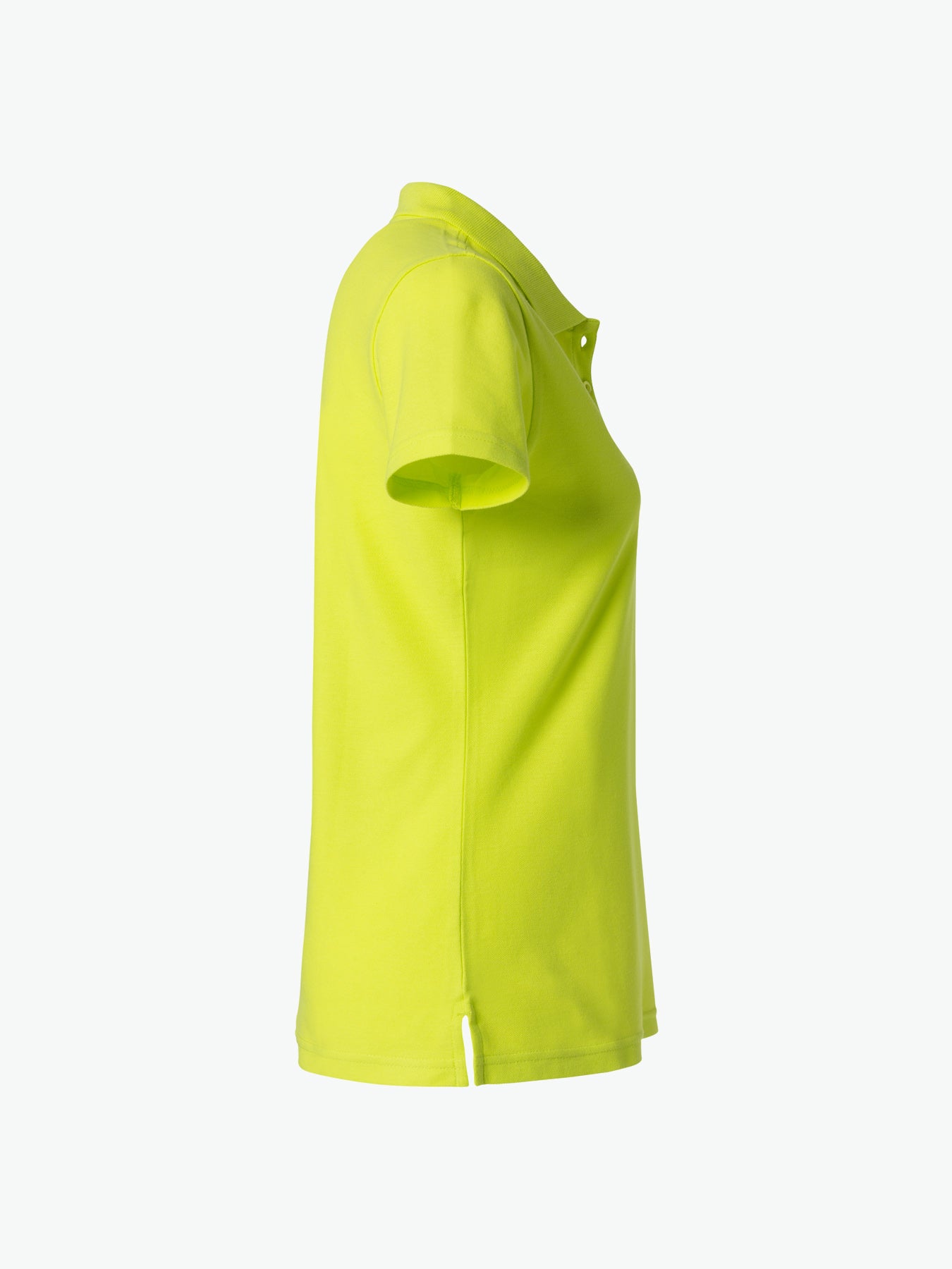 Clique Basic Polo Women - Signaalgroen Polo Dames Clique
