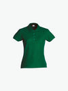 Clique Basic Polo Women - Flessengroen Polo Dames Clique XS