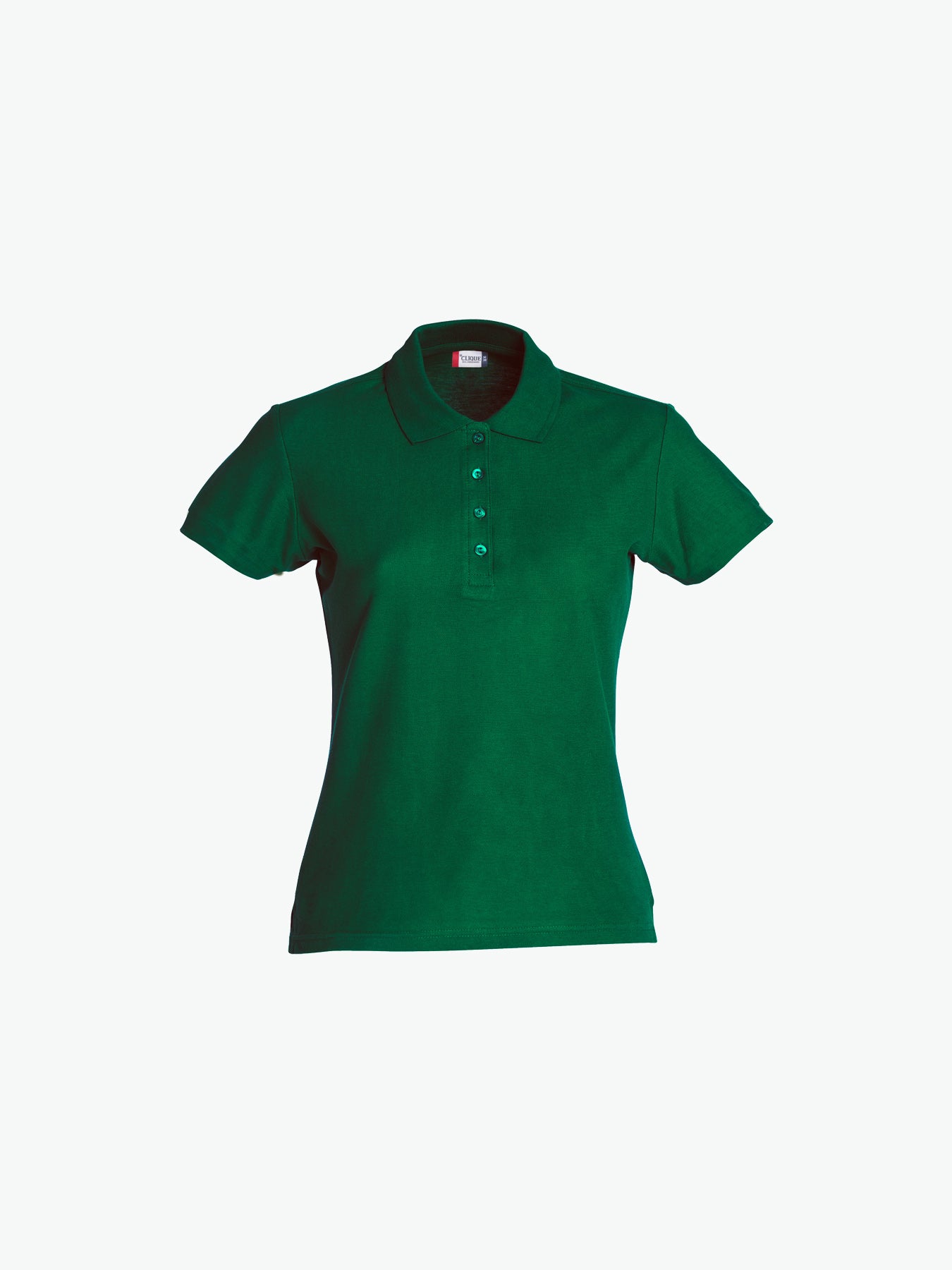 Clique Basic Polo Women - Flessengroen Polo Dames Clique XS