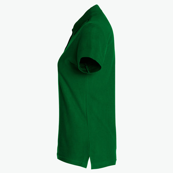 Clique Basic Polo Women - Flessengroen Polo Dames Clique