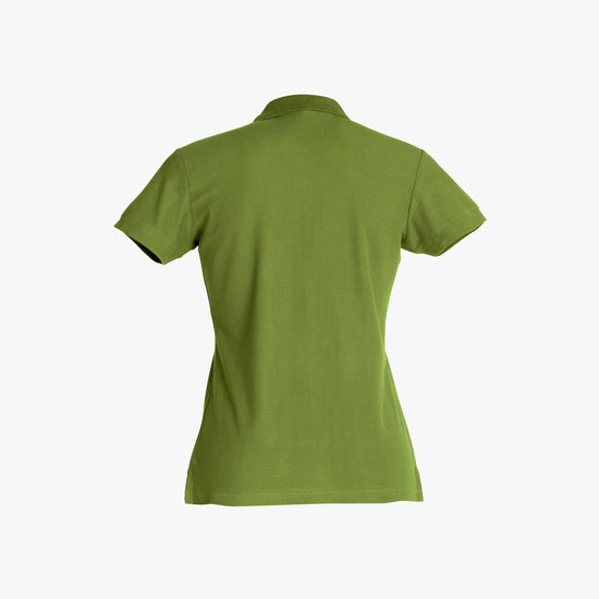 Clique Basic Polo Women - Legergroen Polo Dames Clique