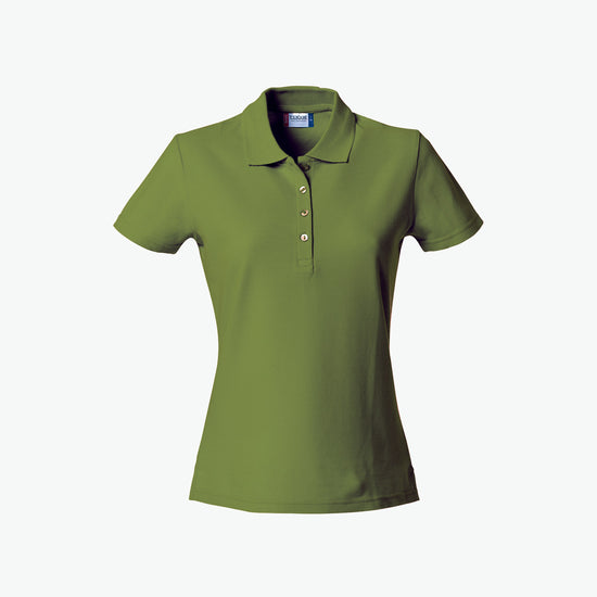 Clique Basic Polo Women - Legergroen Polo Dames Clique XS