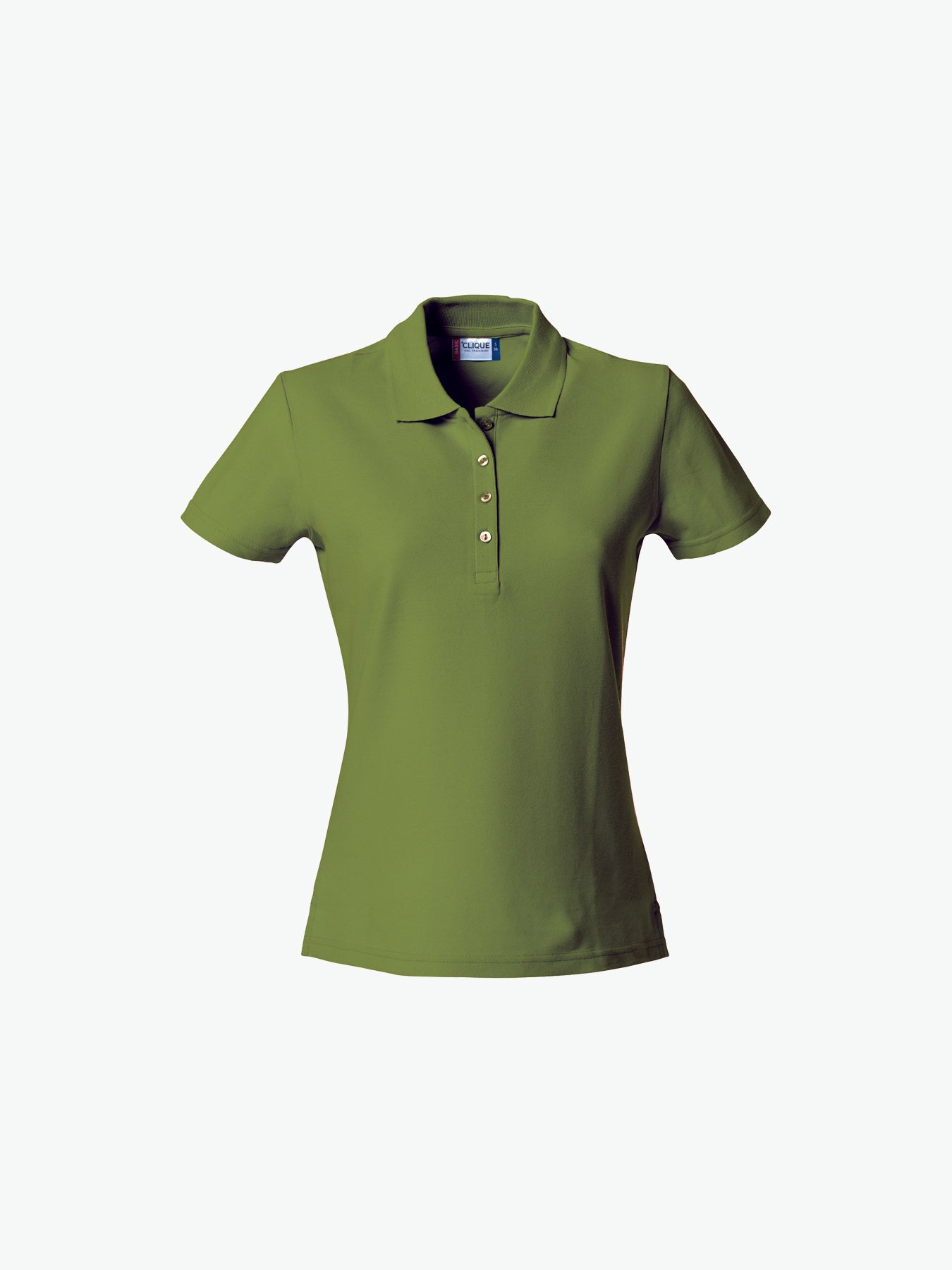 Clique Basic Polo Women - Legergroen Polo Dames Clique XS