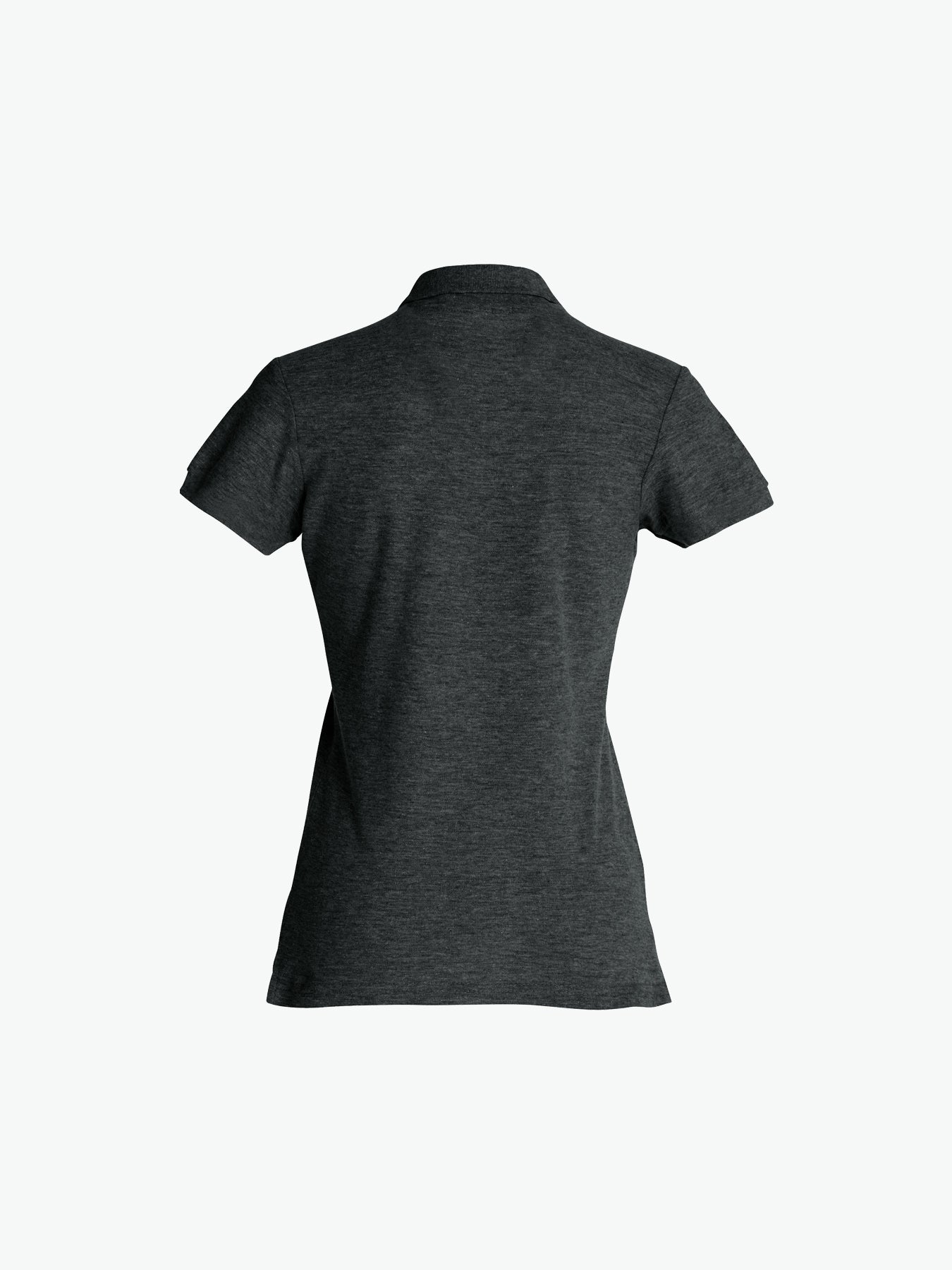 Clique Basic Polo Women - Antraciet Melange Polo Dames Clique