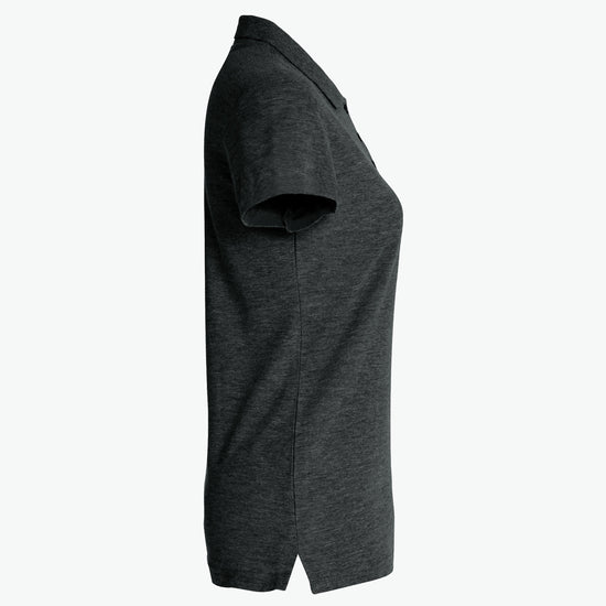 Clique Basic Polo Women - Antraciet Melange Polo Dames Clique