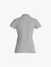 Clique Basic Polo Women - Grijsmelange Polo Dames Clique