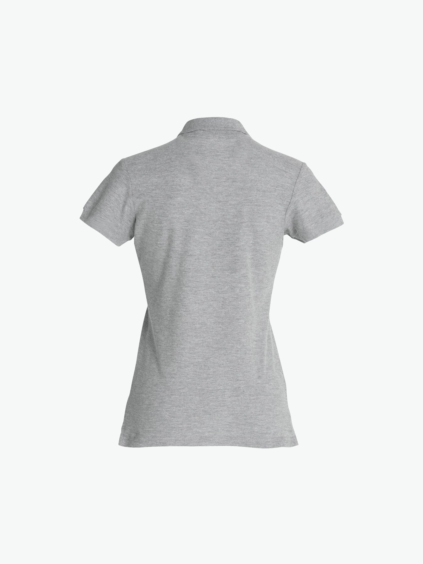 Clique Basic Polo Women - Grijsmelange Polo Dames Clique
