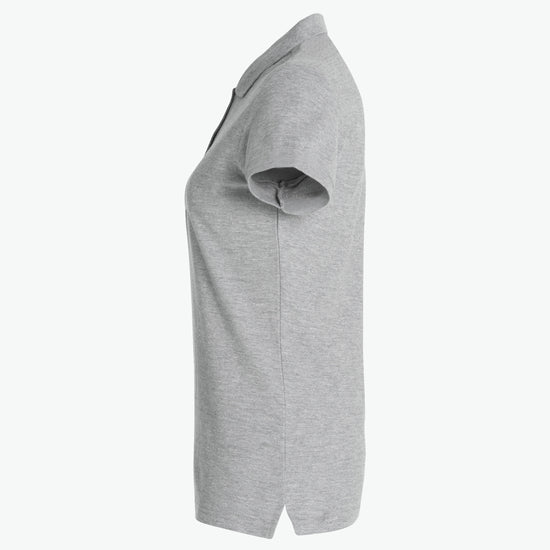 Clique Basic Polo Women - Grijsmelange Polo Dames Clique