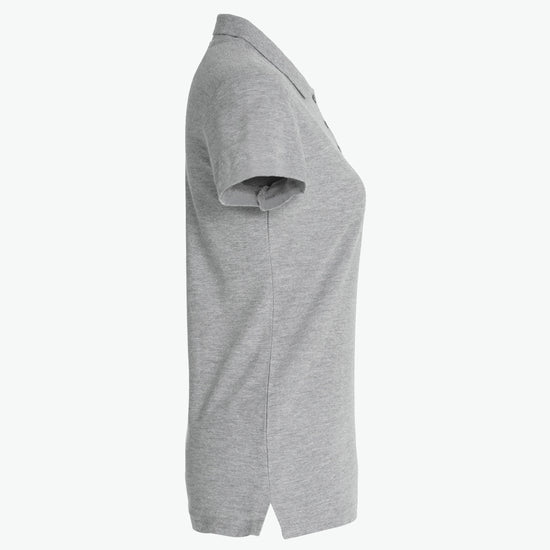 Clique Basic Polo Women - Grijsmelange Polo Dames Clique