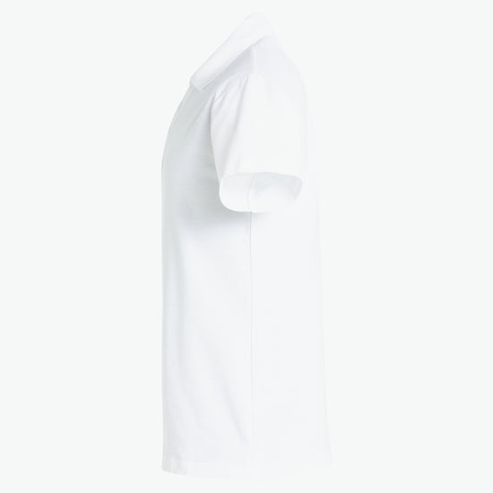 Clique Basic Polo S/S Junior - Wit Polo Junior Clique