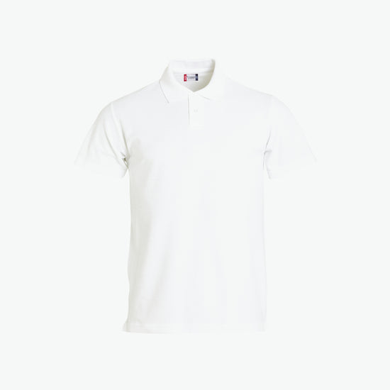 Clique Basic Polo S/S Junior - Wit Polo Junior Clique 90/100