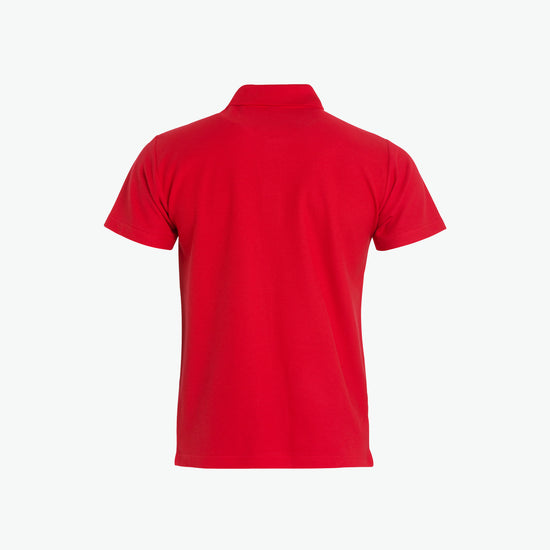 Clique Basic Polo S/S Junior - Rood Polo Junior Clique