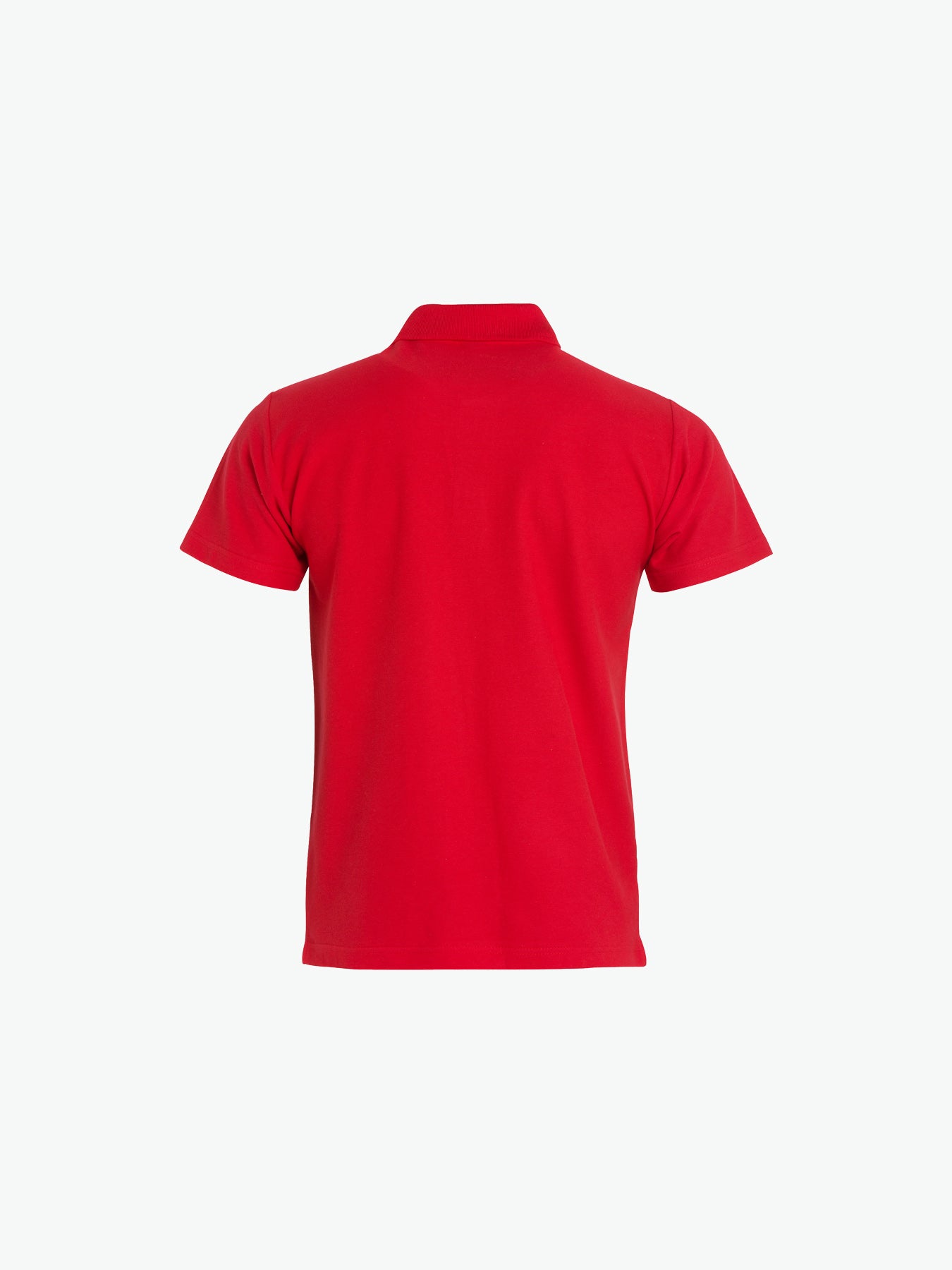 Clique Basic Polo S/S Junior - Rood Polo Junior Clique