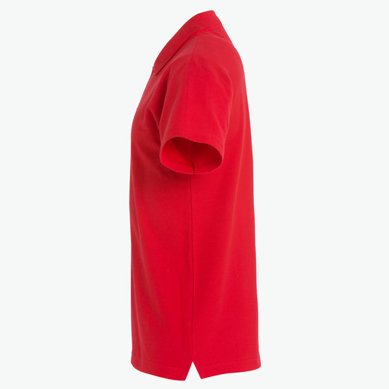 Clique Basic Polo S/S Junior - Rood Polo Junior Clique
