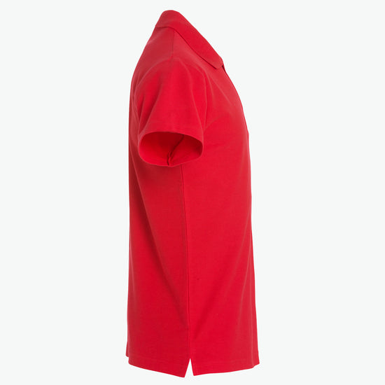 Clique Basic Polo S/S Junior - Rood Polo Junior Clique