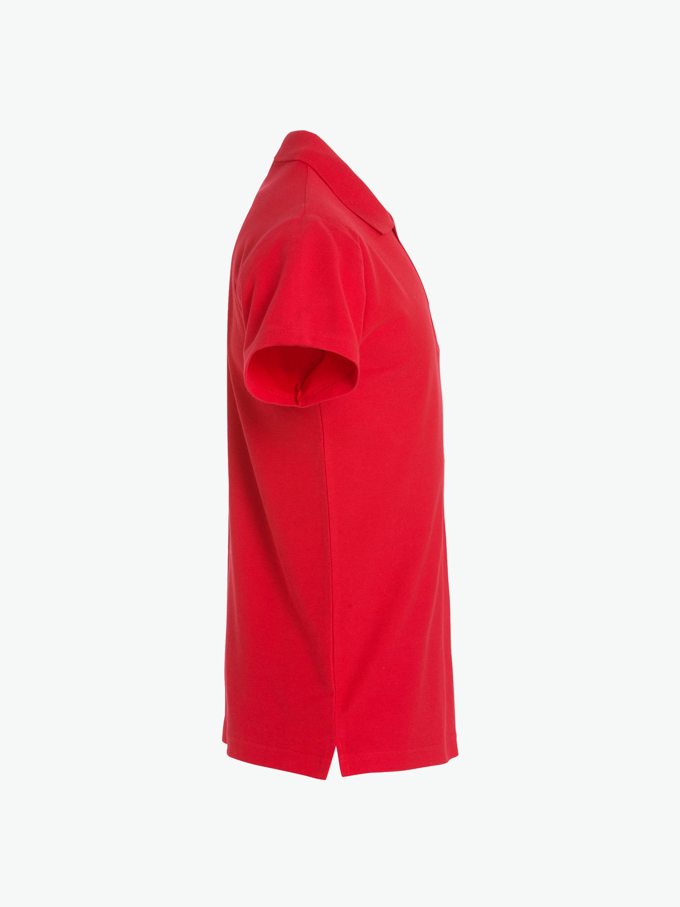 Clique Basic Polo S/S Junior - Rood Polo Junior Clique