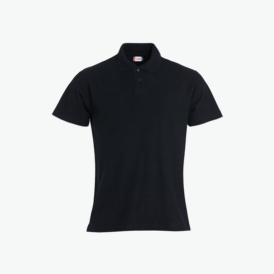Clique Basic Polo S/S Junior - Zwart Polo Junior Clique 90/100