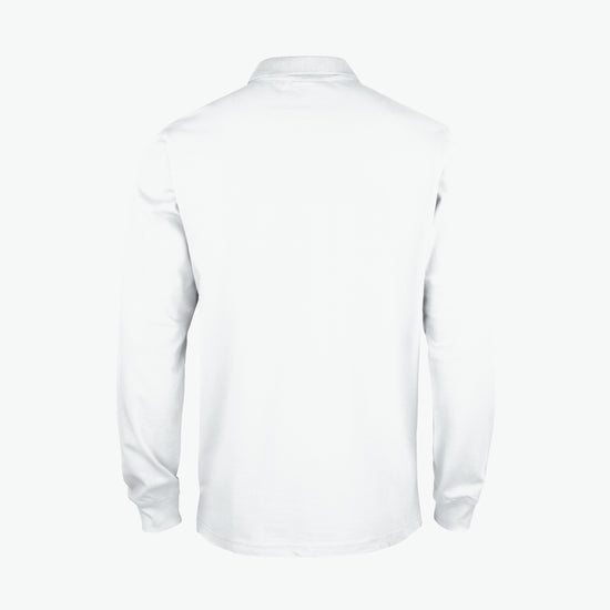 Clique Basic Polo L/S Junior - Wit Polo Junior Clique