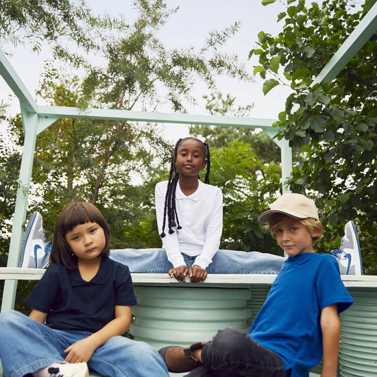 Clique Basic Polo S/S Junior - Wit Polo Junior Clique