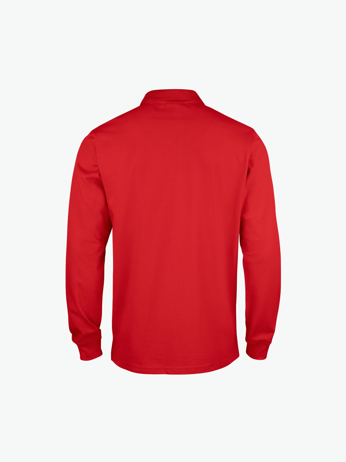 Clique Basic Polo L/S Junior - Rood Polo Junior Clique