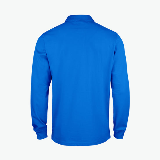 Clique Basic Polo L/S Junior - Kobalt Polo Junior Clique